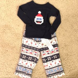 Baby Gap Christmas Yeti Two Piece Set